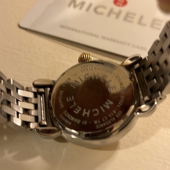 Michele Diamond Deco Watch